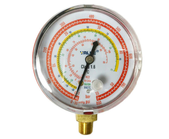 Манометр VALUE CBH 55bar (22; 134A; 410A; 407С) 68мм, фото 