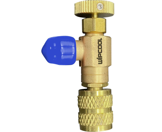 Вентиль WIPCOOL MCV-3 с нажимом на ниппель, SAE 1/4" х 1/4", фото 