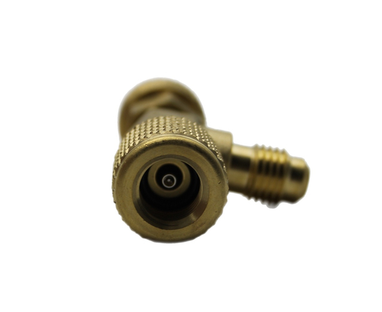 Вентиль VALUE VVO-2 с нажимом на ниппель, гайка 5/16" SAE x штуцер 1/4" SAE, фото , изображение 3