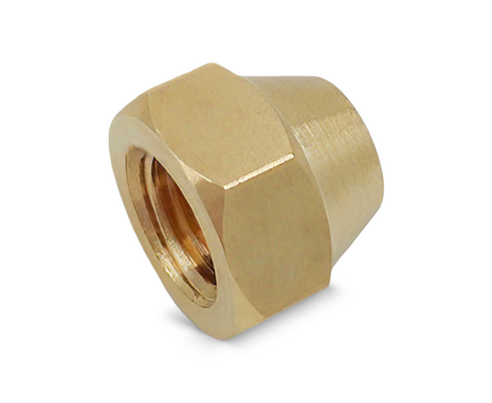 Гайка для трубы 1/4'', латунь, фото , изображение 2