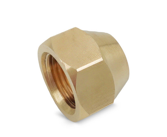 Гайка для трубы 3/8'', латунь, фото , изображение 2