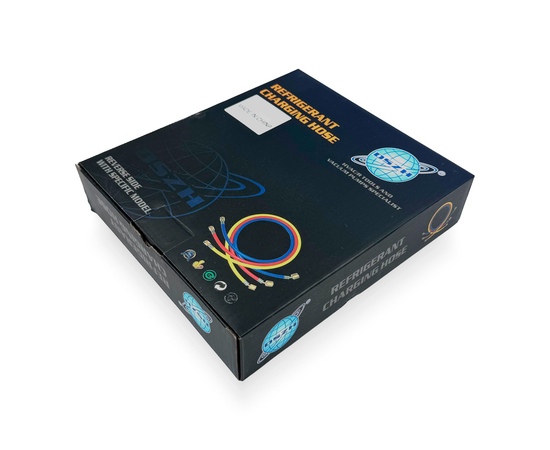 Заправочные шланги DSZH-336-RYB набор 3шт по 0.9м, 1/4" SAE, до 34 Bar, фото , изображение 5