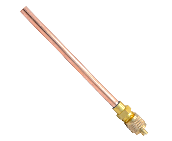 50 шт. Клапан "Шредера" с трубкой 100мм SAE 1/4" (50 x BC-AV-04), фото , изображение 3