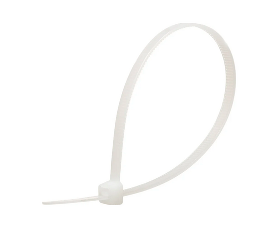 Хомут нейлоновый 4.8мм х 250мм, БЕЛЫЙ, упаковка 100шт., фото 
