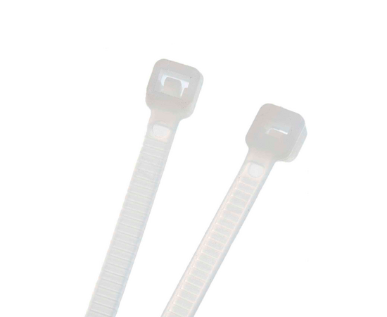 Хомут нейлоновый 4.8мм х 250мм, БЕЛЫЙ, упаковка 100шт., фото , изображение 3