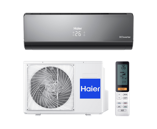 Haier AS09NS6ERA-B/1U09BS3ERA Lightera Inverter Black сплит-система настенного типа, фото , изображение 6