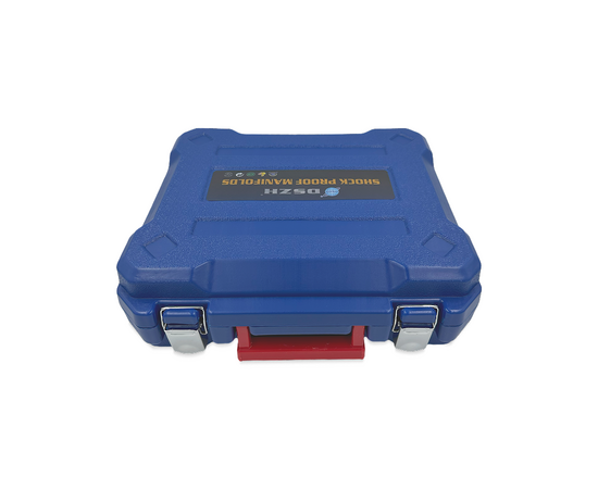 Манометрическая станция DSZH WK-P3603S (R22/32/134/410; 2-х вентильная; шланги 90см, упак. кейс), фото , изображение 10