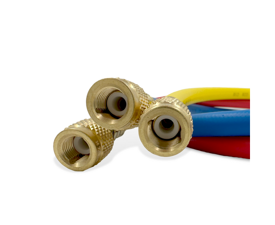 Манометрическая станция DSZH WK-P3603S (R22/32/134/410; 2-х вентильная; шланги 90см, упак. кейс), фото , изображение 9