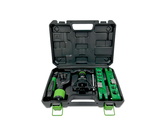 Вальцовка эксцентриковая Ballu Super Stars ST-806FT-L (1/4" - 3/4"; 6 - 19мм; облегченная, с ограничителем подачи трубы; с труборезом и риммером в кейсе), фото 