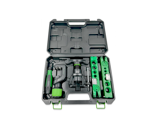 Вальцовка эксцентриковая Ballu Super Stars ST-806FT-L (1/4" - 3/4"; 6 - 19мм; облегченная, с ограничителем подачи трубы; с труборезом и риммером в кейсе), фото , изображение 3