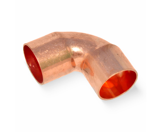 100 шт - Угол 90° медный 1/4" ВП-ВП, фото 