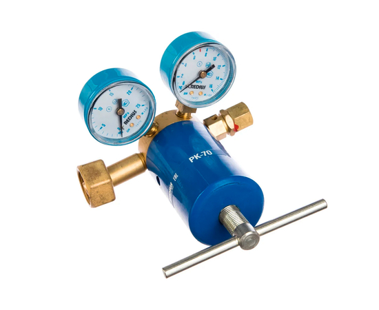 Редуктор высокого давления РК-70 с переходником 1/4 под азот, фото , изображение 3