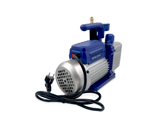 Вакуумный насос DSZH WK 235SV (2ст; 100 л/мин, 8.5 кг, вакуумметр, соленоидный вентиль), фото , изображение 6