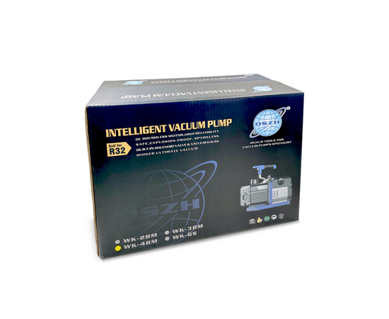 Вакуумный насос DSZH WK - 4BM (2ст., 127 л/мин, 2 Па, 7 кг, вакуумметр), фото , изображение 10