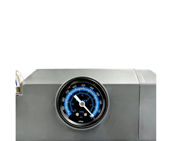 Вакуумный насос DSZH WK - 4BM (2ст., 127 л/мин, 2 Па, 7 кг, вакуумметр), фото , изображение 5