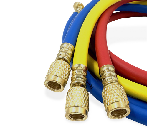 Заправочные шланги Ballu Super Stars ST-360-RYB-H  набор 3шт по 1.5м, 1/4"-5/16" SAE, до 55 Bar, фото , изображение 3