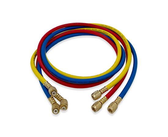 Манометрическая станция Ballu Super Stars ST-B268(R32/134/404/410/507, 2-х вентильный; шланги 1.5м, 55 Bar-1/4"SAE, 2 адаптера R410xR22 манометры 68мм, в кейсе), фото , изображение 9