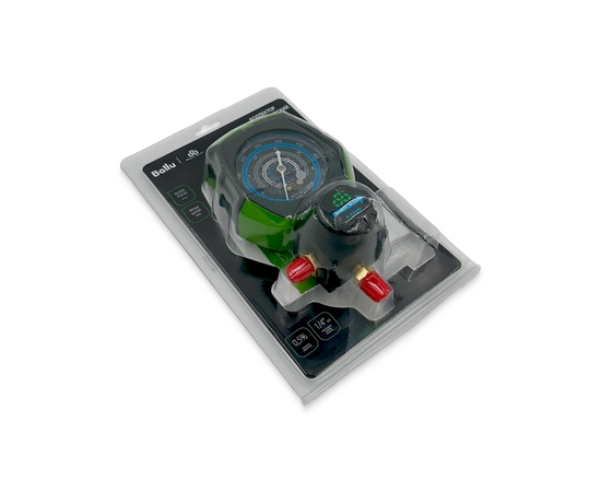 Манометрический коллектор Ballu Super Stars ST-B168L (R404/410/32/507/134; 1 вентильный, с мановакуумметром, без шлангов), фото , изображение 3