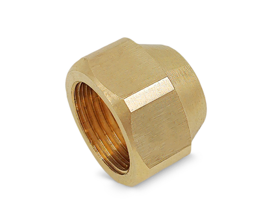 Гайка для трубы 1/2'', латунь, фото , изображение 2