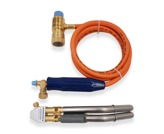 Горелка MAPP BAVIS-WT-10 со шлангом (два сопла, пьезоподжиг, регулировка), фото , изображение 3