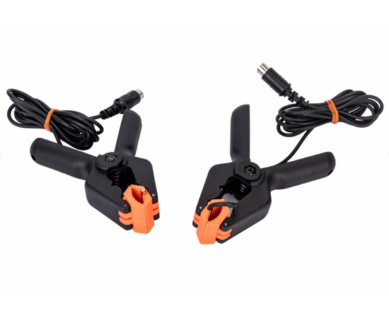 Цифровой манометрический 4х вентильный коллектор Elitech MS-870S-03 (2 датчика WTP-1, 3 шланга с вентилями 1.5м 1/4"SAE, 1 шланг 1,5м 3/8"SAE, 2 адаптера, сервисный вентиль, кейс), фото , изображение 6