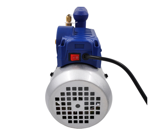 Вакуумный насос DSZH WK-125SV (1ст; 70 л/мин, 5.7 кг, вакуумметр, соленоидный вентиль), фото , изображение 4