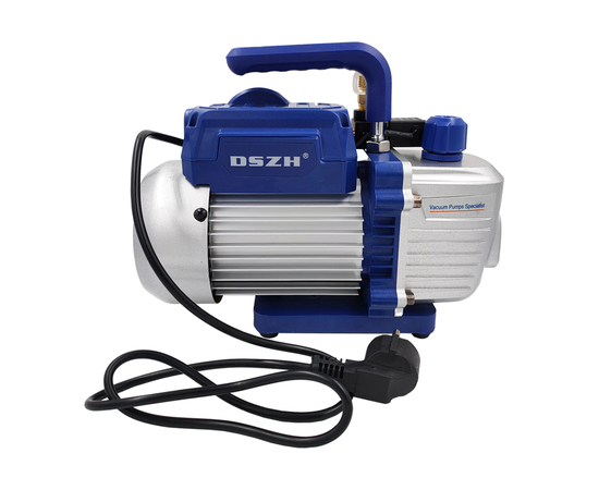 Вакуумный насос DSZH WK-125SV (1ст; 70 л/мин, 5.7 кг, вакуумметр, соленоидный вентиль), фото , изображение 5