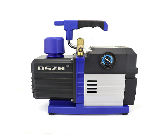 Вакуумный насос DSZH WK - 8BM (2ст., 241 л/мин, 0.2 Па, 11.5 кг, вакуумметр, соленоидный вентиль), фото , изображение 2