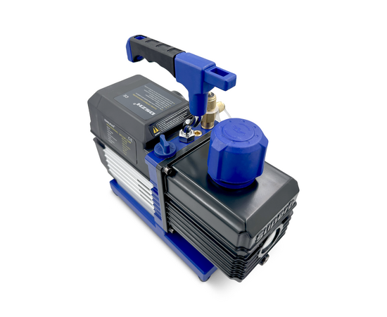 Вакуумный насос DSZH WK - 8BM (2ст., 241 л/мин, 0.2 Па, 11.5 кг, вакуумметр, соленоидный вентиль), фото , изображение 4