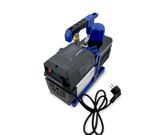 Вакуумный насос DSZH WK - 8BM (2ст., 241 л/мин, 0.2 Па, 11.5 кг, вакуумметр, соленоидный вентиль), фото , изображение 5