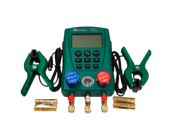 Электронная манометрическая станция HONGSEN HS-330 (2 температурных зонда), фото 