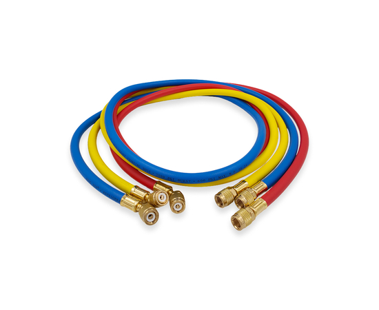 Заправочные шланги HONGSEN HS-360 набор 3шт по 1.5м, 1/4" SAE, до 41 Bar, фото 