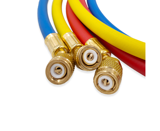 Заправочные шланги HONGSEN HS-360 набор 3шт по 1.5м, 1/4" SAE, до 41 Bar, фото , изображение 3