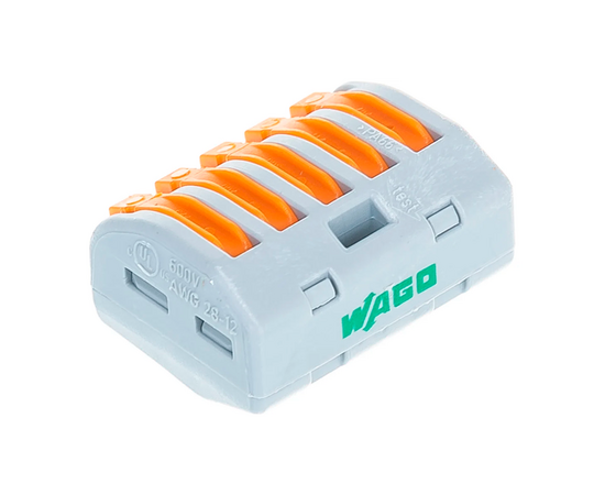 Соединительная клемма WAGO 222-415 (б/пасты на 5 провода), фото 