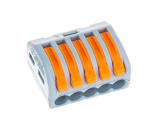 Соединительная клемма WAGO 222-415 (б/пасты на 5 провода), фото , изображение 2