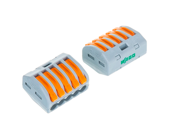 Соединительная клемма WAGO 222-415 (б/пасты на 5 провода), фото , изображение 3