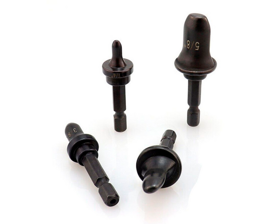 DSZH WK-E900F - 1/4", 3/8", 1/2", 5/8" набор насадок для развальцовки трубы, фото , изображение 2