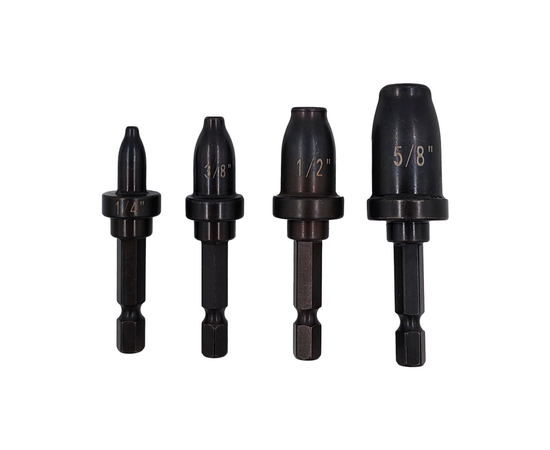 DSZH WK-E900S набор насадок 1/4", 3/8", 1/2", 5/8" для расширения трубы, фото 