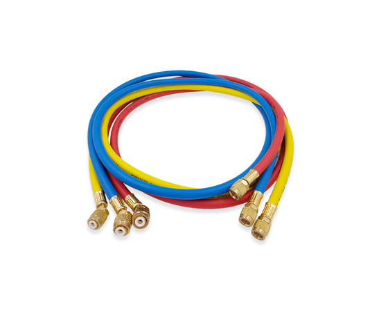 Заправочные шланги HONGSEN HS-360-410, 3шт по 1.5м, 1/4"-5/16" SAE, до 55 Bar, фото 