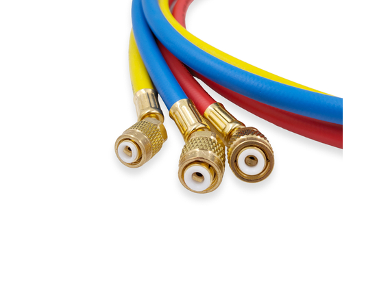 Заправочные шланги HONGSEN HS-360-410, 3шт по 1.5м, 1/4"-5/16" SAE, до 55 Bar, фото , изображение 3