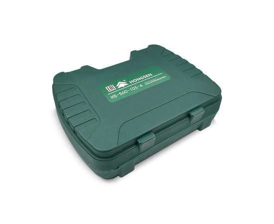 Манометрическая станция HONGSEN HS-S60-105-A (R22/134/404/407; 2-х вент; шланги 1.5м-1/4"SAE до 41 Bar; 2 муфты R134A; ключ для золотников; отвертка; манометры 80мм; упак. кейс), фото , изображение 18