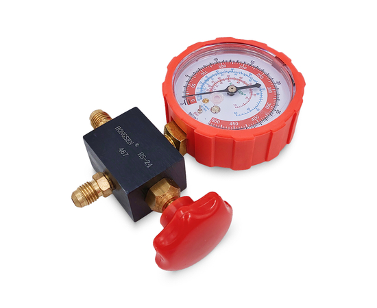 Манометрический коллектор HONGSEN HS-467AH (R12/22/134/404), фото , изображение 2