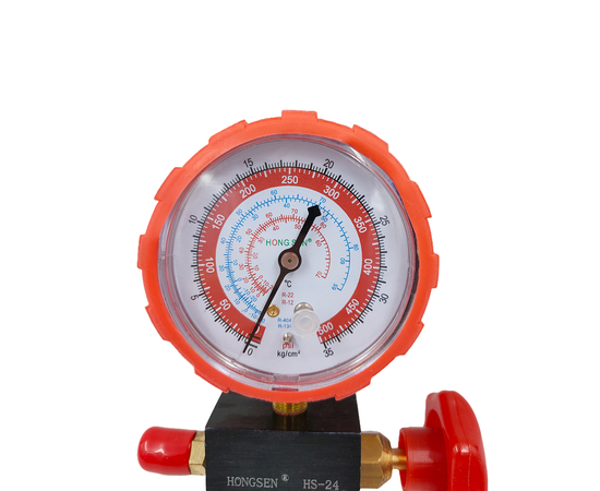 Манометрический коллектор HONGSEN HS-467AH (R12/22/134/404), фото , изображение 5