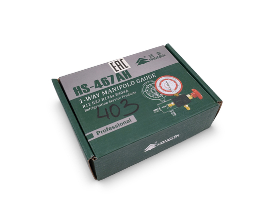 Манометрический коллектор HONGSEN HS-467AH (R12/22/134/404), фото , изображение 7