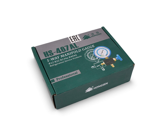 Манометрический коллектор HONGSEN HS-467AL (R12/22/134/404), фото , изображение 7