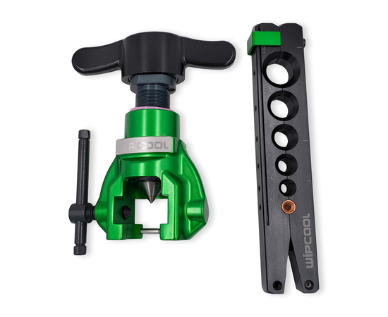 Вальцовка эксцентриковая WIPCOOL EF-2 (1/4" - 3/4"; облегченная, с ограничителем подачи трубы), фото , изображение 6