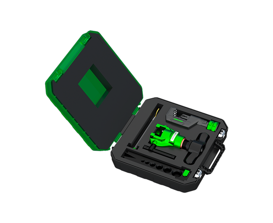 Вальцовка эксцентриковая WIPCOOL EF-2LK SET (1/4" - 3/4"; облегченная, с ограничителем подачи трубы; с труборезом и риммером; возможность работы с шуруповертом, в кейсе), фото , изображение 3