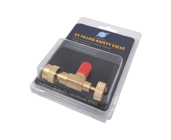 Вентиль с нажимом на ниппель DSZH WK-VC2 - гайка 5/16"(R410/R32), штуцер 1/4" SAE, фото , изображение 6