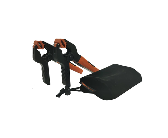 Цифровой манометрический 4х вентильный коллектор Elitech MS-870S-01 (2 датчика IPT-01S, 3 шланга с вентилями 1.5м 1/4"SAE, 1 шланг 1,5м 3/8"SAE, 2 адаптера, сервисный вентиль, кейс), фото , изображение 8