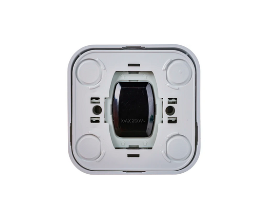 Makel SIVA USTU выключатель накладной 1 кл. с подсв. белый, фото , изображение 4